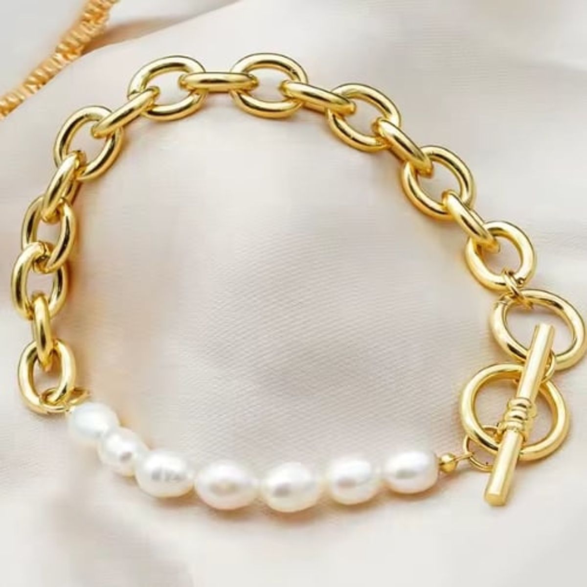 GENERICO - Pulsera Perlas del Rio Mujer