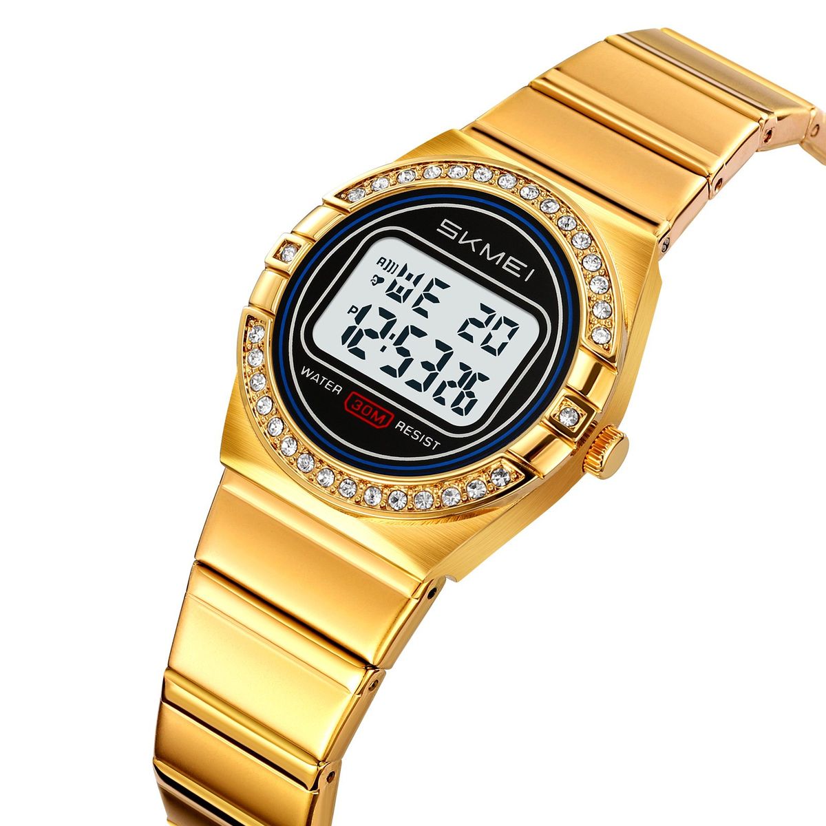 SKMEI - RELOJ SKMEI 2446 DIGITAL CORREA ACERO PARA DAMA