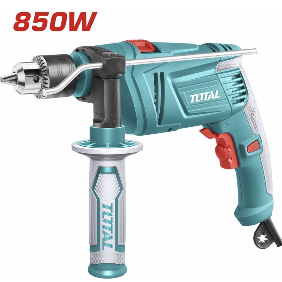 TOTAL TOOLS - Taladro 850w Pesado Un Medio o 13mm 0-2700rpm- TG109136