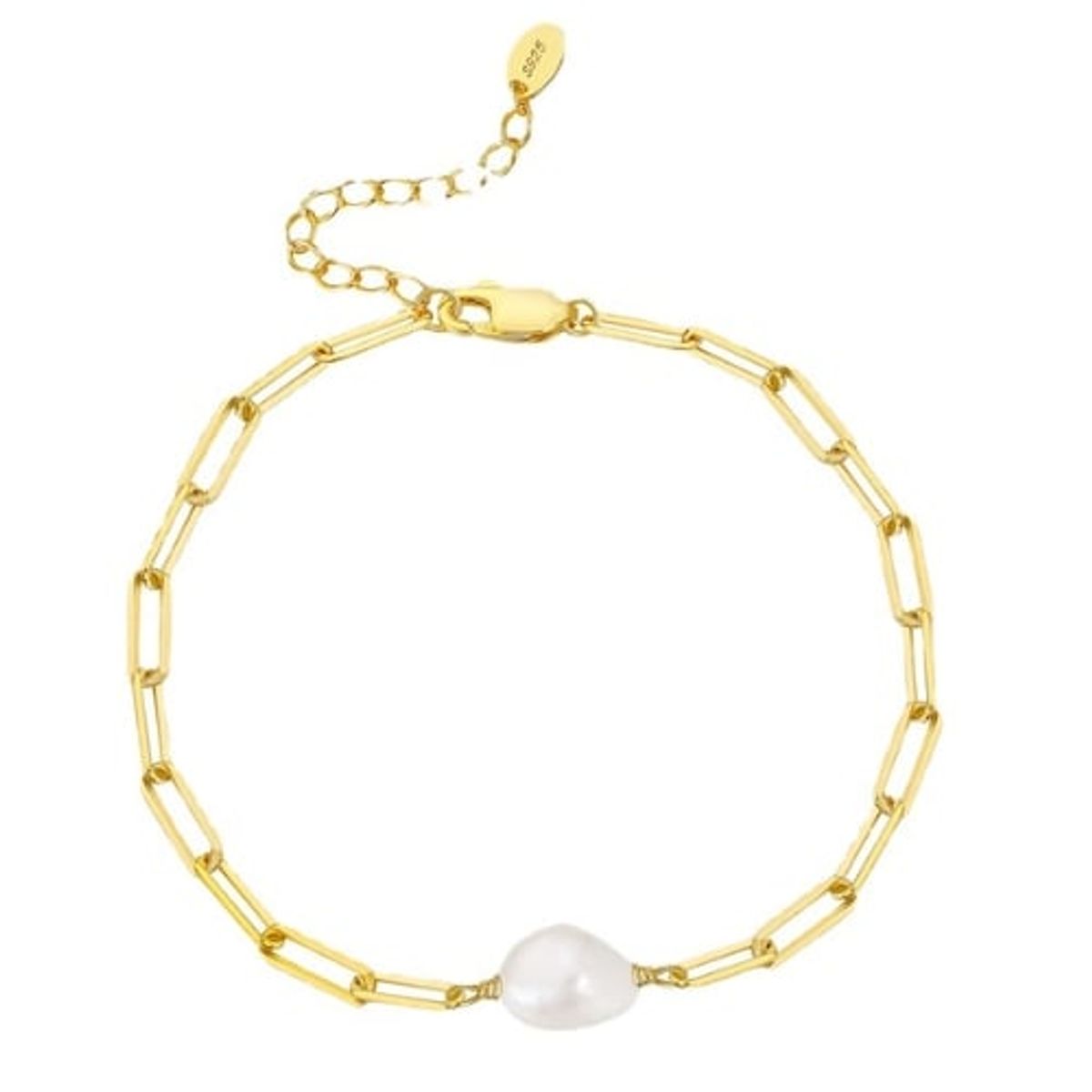 GENERICO - Pulsera Perla del Rio chunky Mujer Ajustable