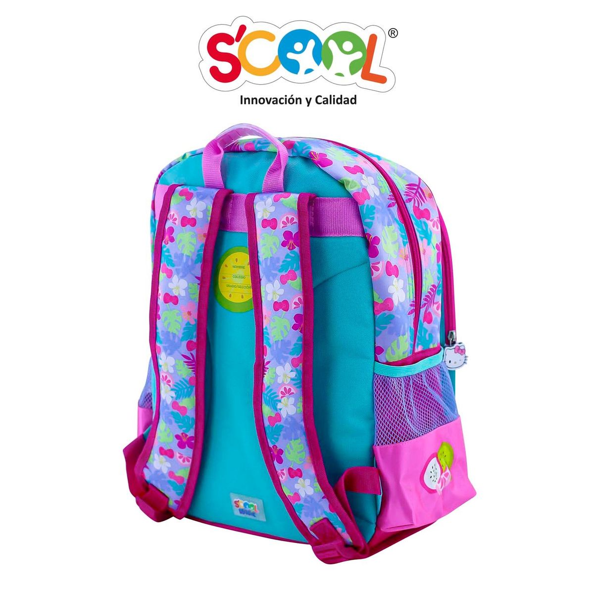 SCOOL - MOCHILA SCOOL MAGIC 2 BOL SATIN HELLO KITTY
