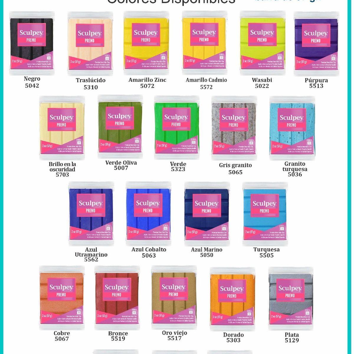 GENERICO - Arcilla polimérica Sculpey