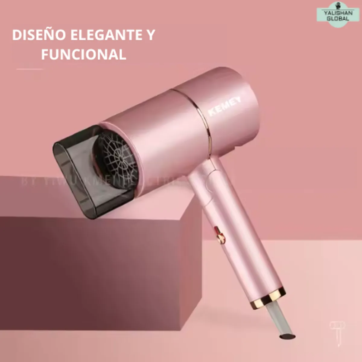 KEMEI - secador de pelo portátil de iones negativos -KEMEY KM-8223