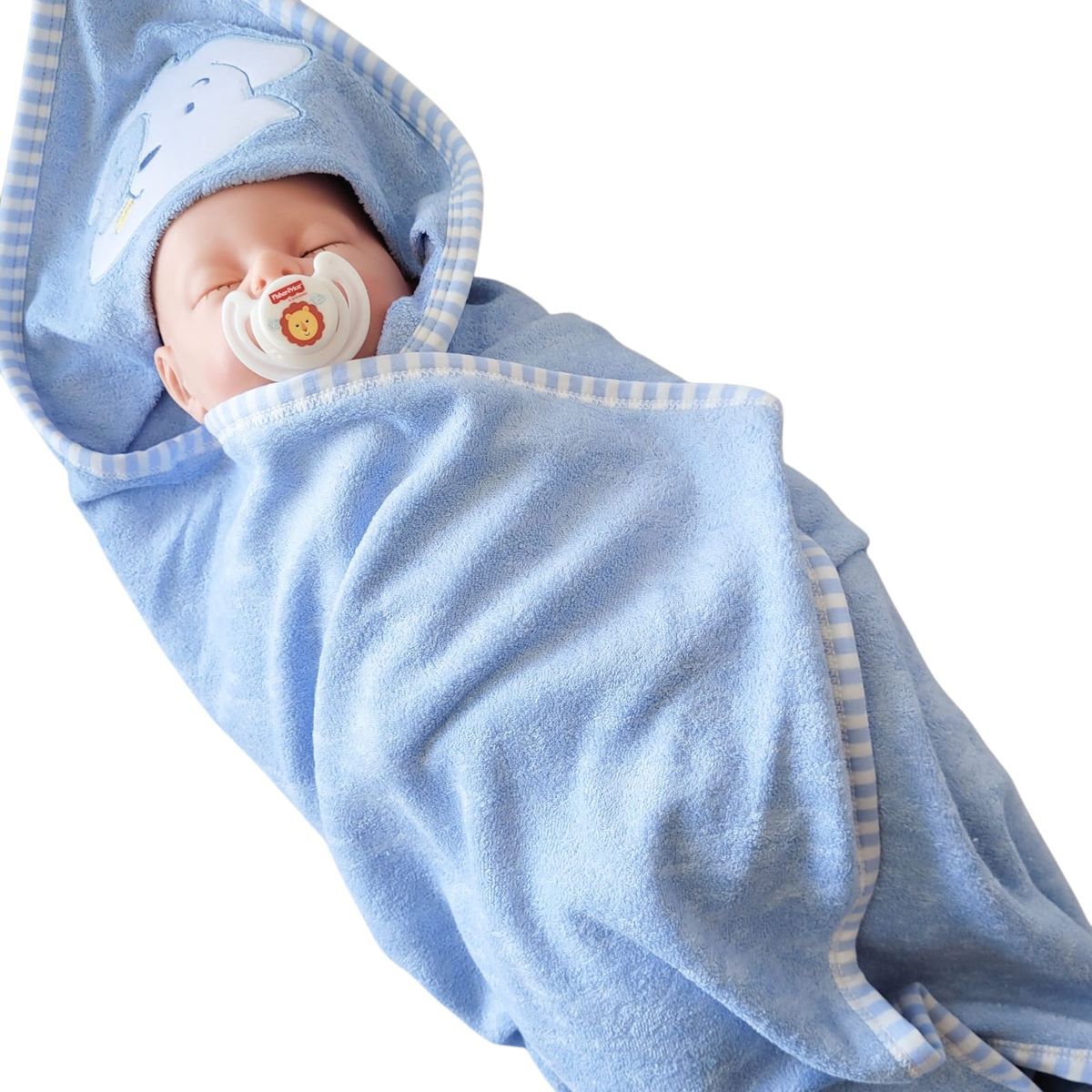 GENERICO - Toalla Bebé Set 4 pzas - Celeste E