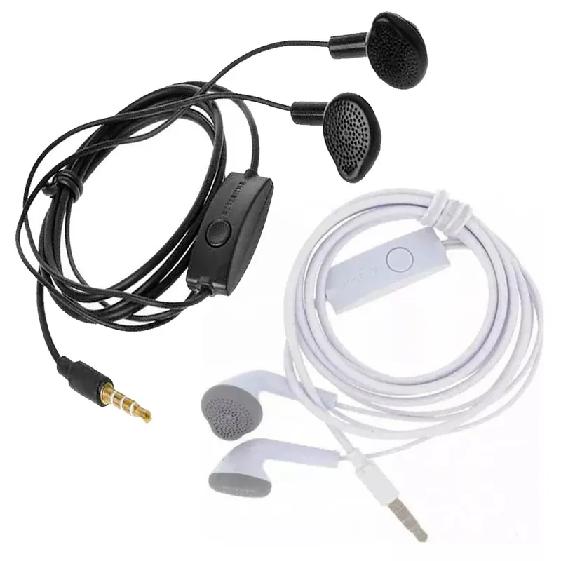 SAMSUNG - 2pcs Audífono Samsung Bass Blanco Negro