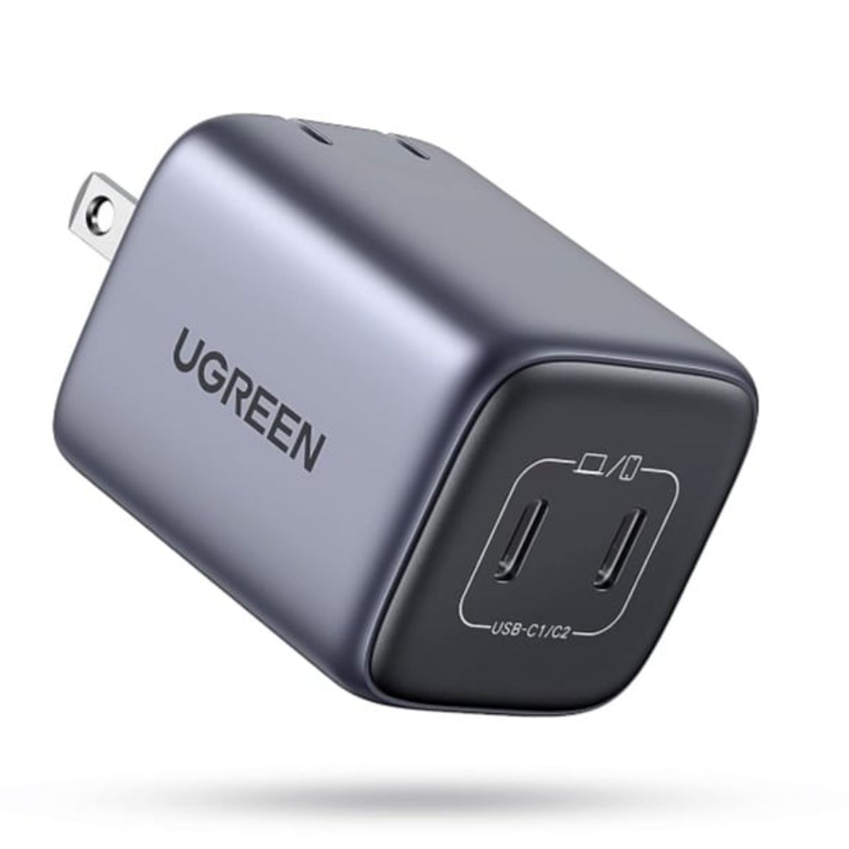 UGREEN - Cargador UGREEN 45W doble puerto C compatible con iPhone y android tipo C