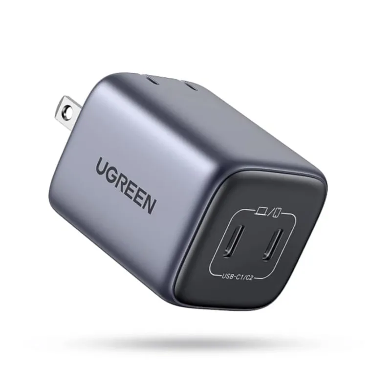 UGREEN - Cargador UGREEN 45W doble puerto C compatible con iPhone y android tipo C
