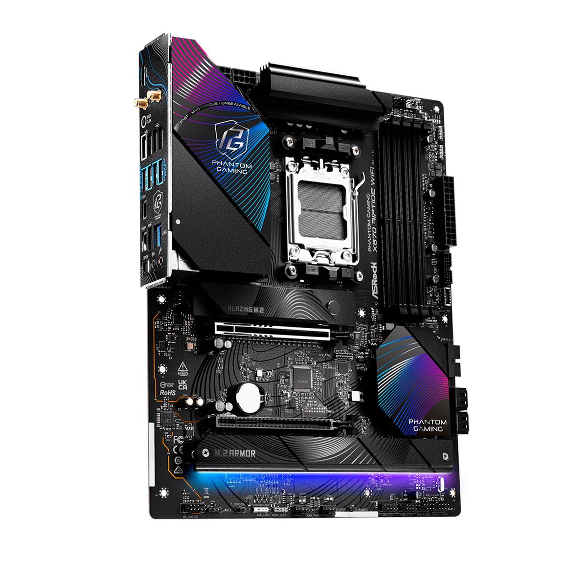 ASROCK - PLACA MADRE ASROCK X870 RIPTIDE WIFI AMDX870 AM5 PN mbarx870riptwf