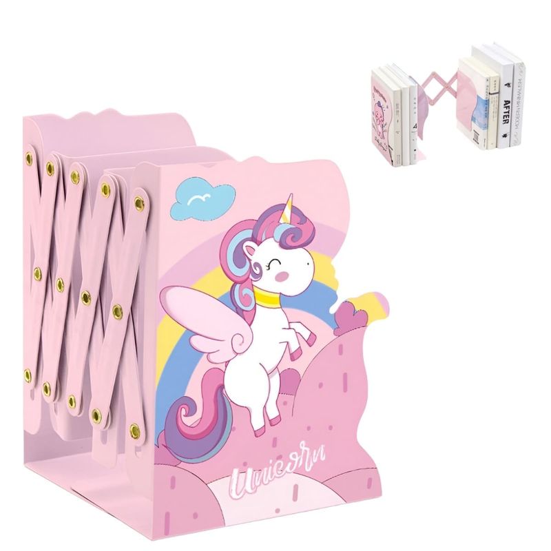 ELMEJORPRECIO - Organizador de Libros Extensible con Separador Unicornio