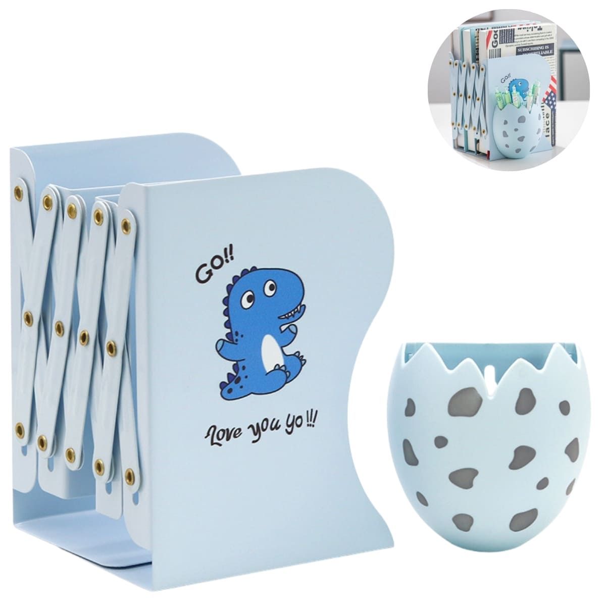 ELMEJORPRECIO - Organizador Extensible para Libros con Separadores M1