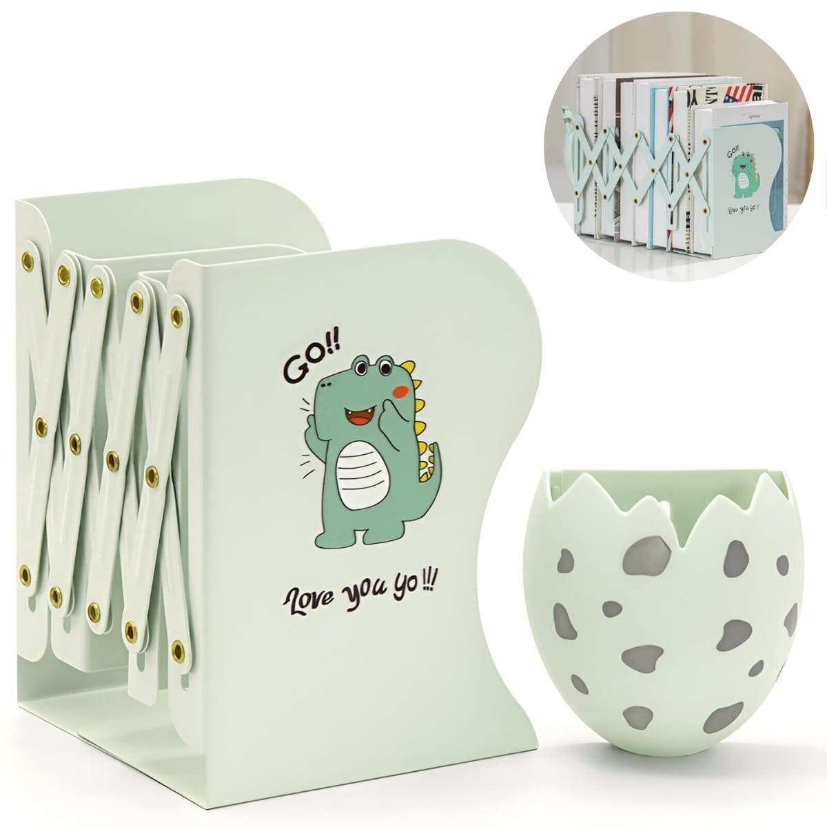 ELMEJORPRECIO - Organizador Extensible para Libros con Separadores M3