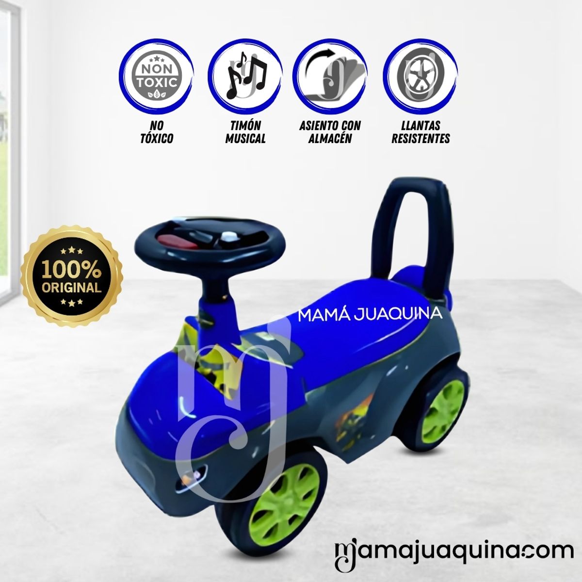 BABY - Correpasillo Buggy «DINO II» Blue