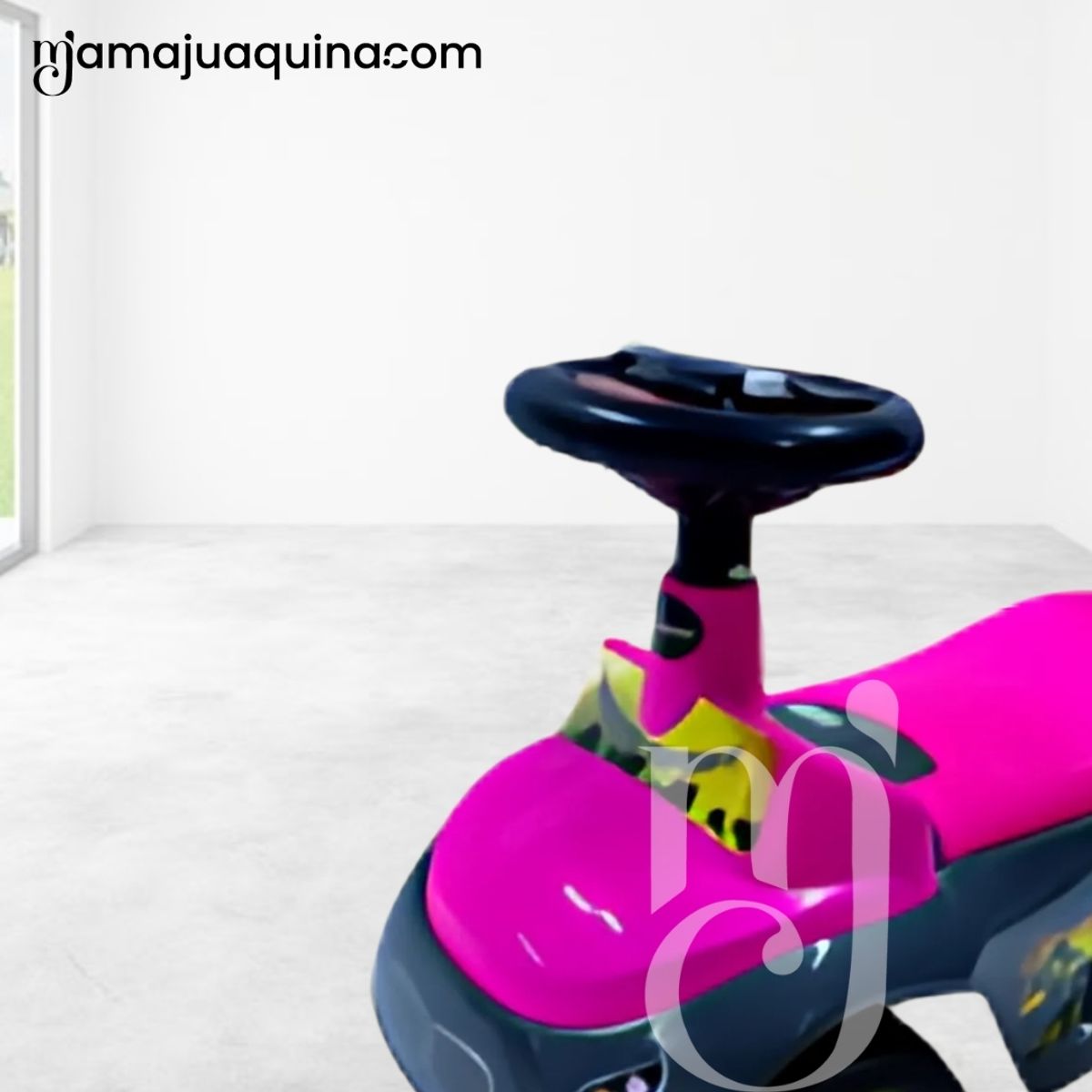 BABY - Correpasillo Buggy «DINO II» Pink