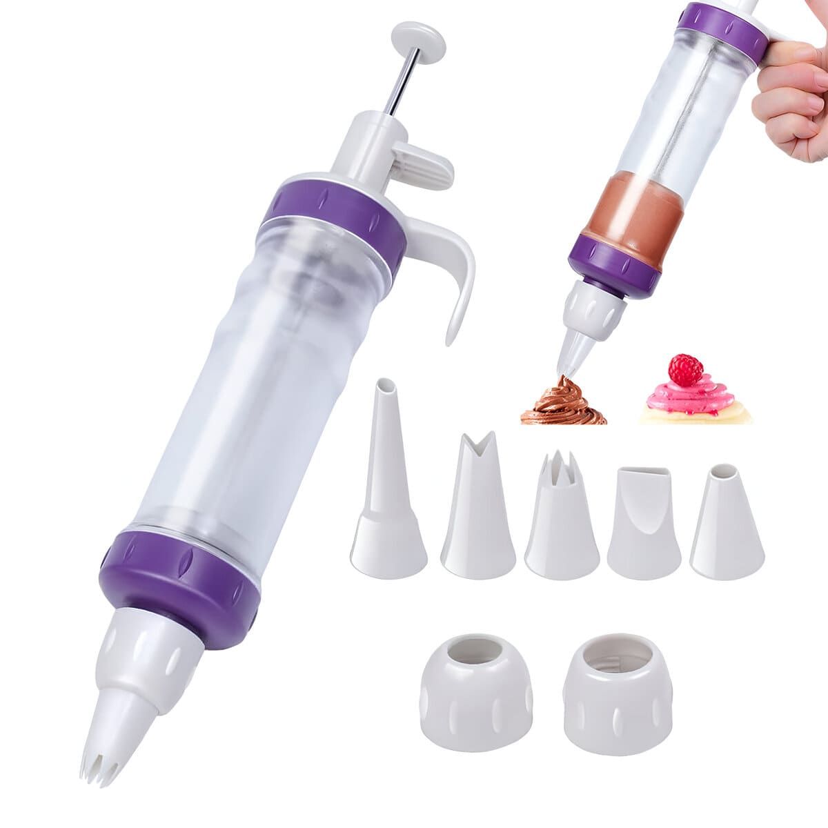 ELMEJORPRECIO - Pistola para Crema Chantilly para Repostería Wilton