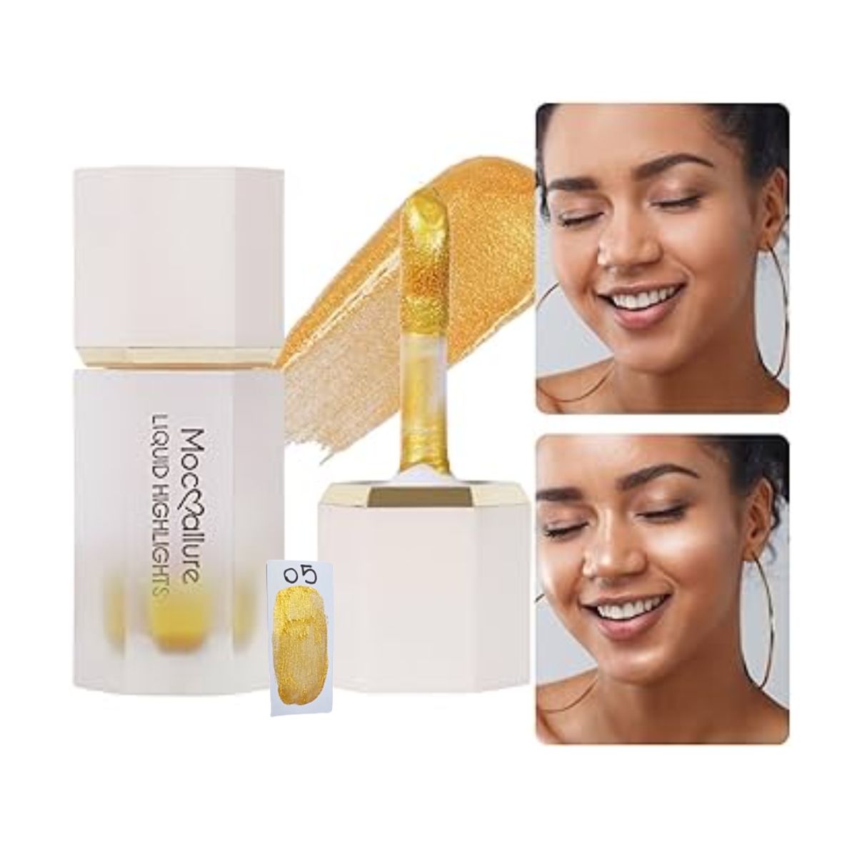 GENERICO - Iluminador Líquido con aplicador Mocallure TONO 5