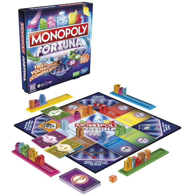 MONOPOLY - Juego Monopoly Monopolio Fortuna Hasbro Games
