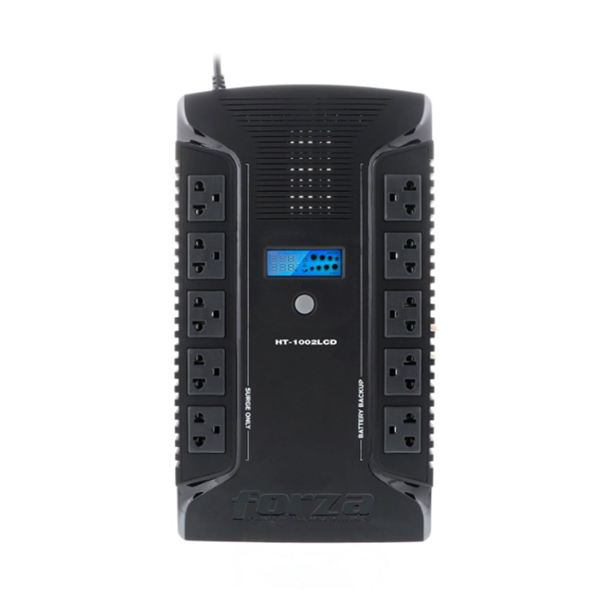 FORZA - UPS INTERACTIVA FORZA 600W 1000VA 220V NEGRO PN HT-1002LCD