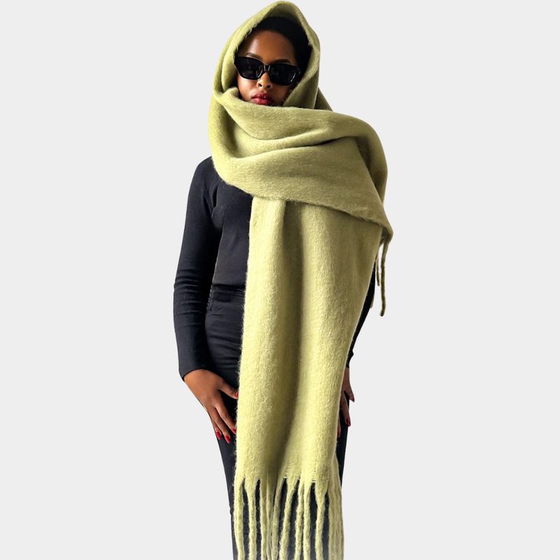 GENERICO - Maxi Bufandas Cashmere Pashmina 220x40cms