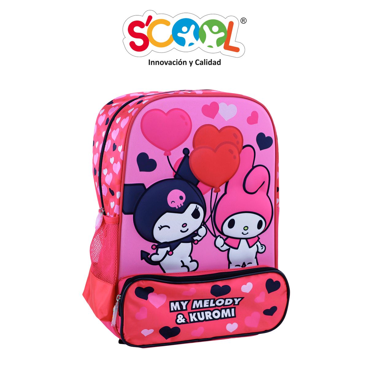 SCOOL - SET MOCHILA SCOOL RANGER 3D KUROMI & MY MELODY