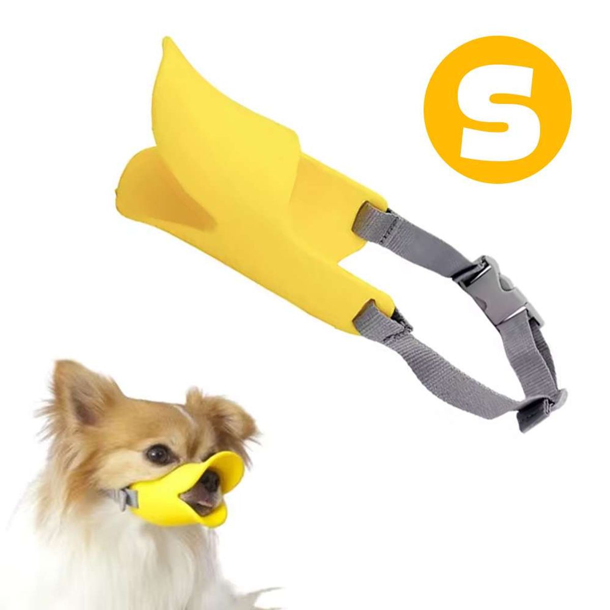 AMICATS - Bozal Pico de Pato para Mascotas - Talla S