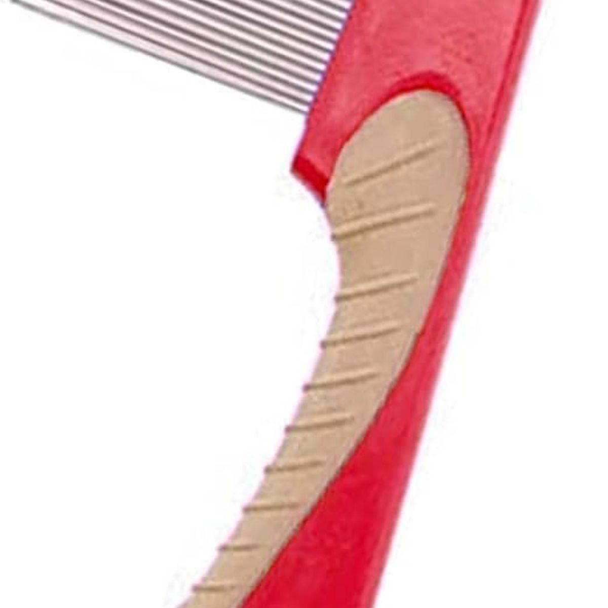 GENERICO - Peine Patrullero Metal Para Piojos Y Liendres- ROJO-GENERICO