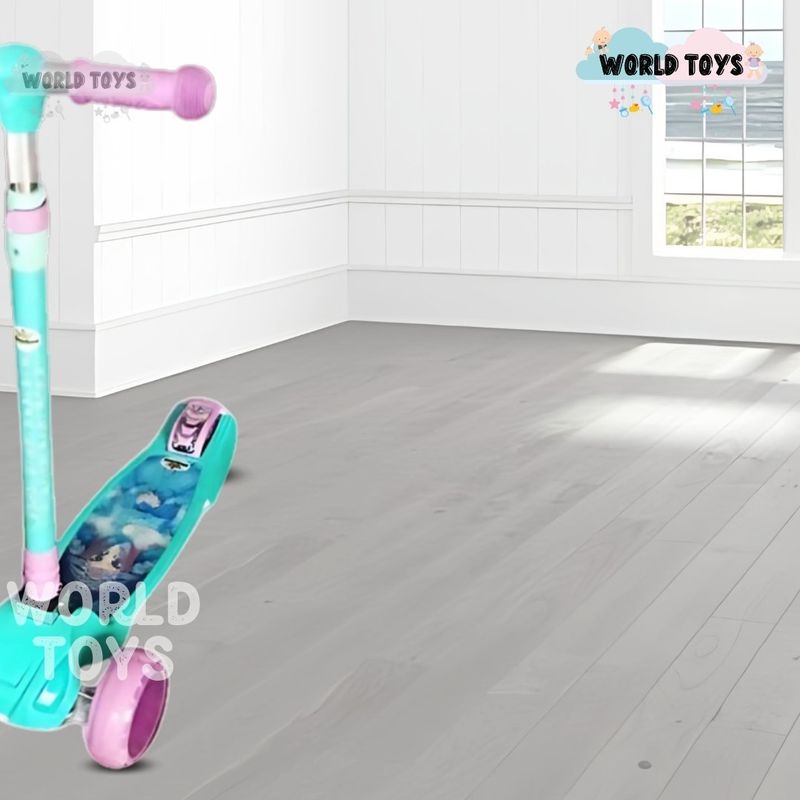 KIDS - Scooter para Niños con Kit de Protección «FUNNY KIDS» Light Pink