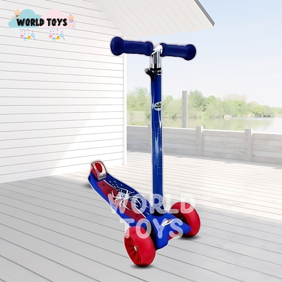 KIDS - Scooter para Niños con Kit de Protección «RALEY RIDE» Blue