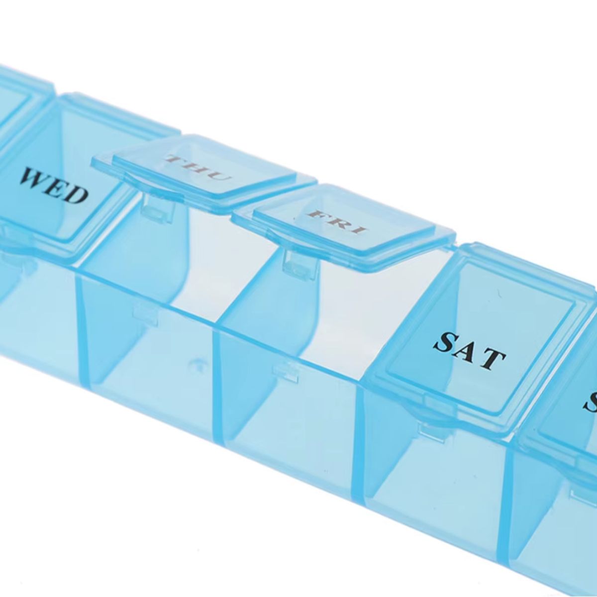 GENERICO - PACK X3 PASTILLERO SEMANAL TIPO LLAVERO MUY PRÁCTICO