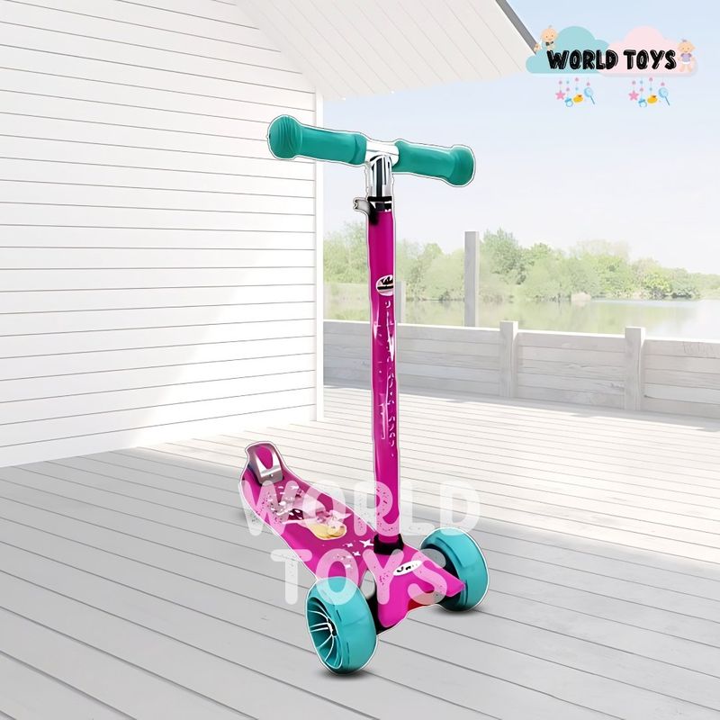 KIDS - Scooter para Niños con Kit de Protección «RALEY RIDE» Pink