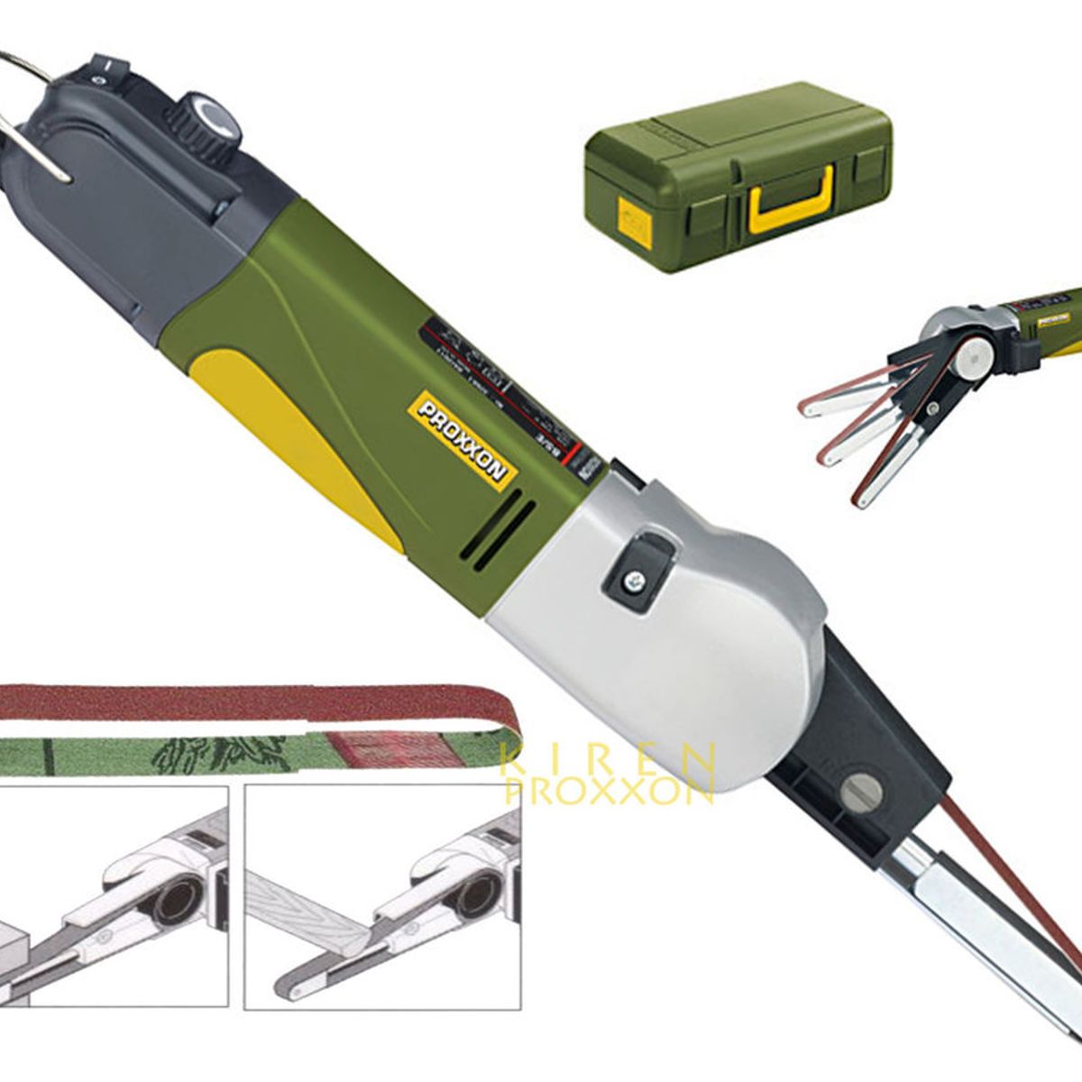 GENERICO - Lijadora de cinta BSE marca PROXXON de Alemania