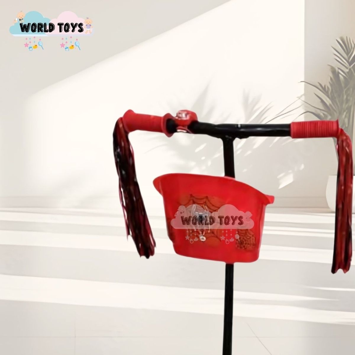 KIDS - Scooter para Niños con Kit de Protección «FUNNY RIDE» Red