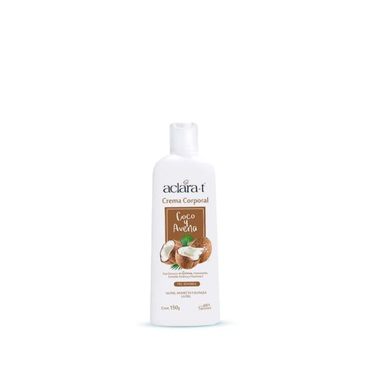 GENERICO - Crema Corporal Aclara-T Coco y Avena 150gr