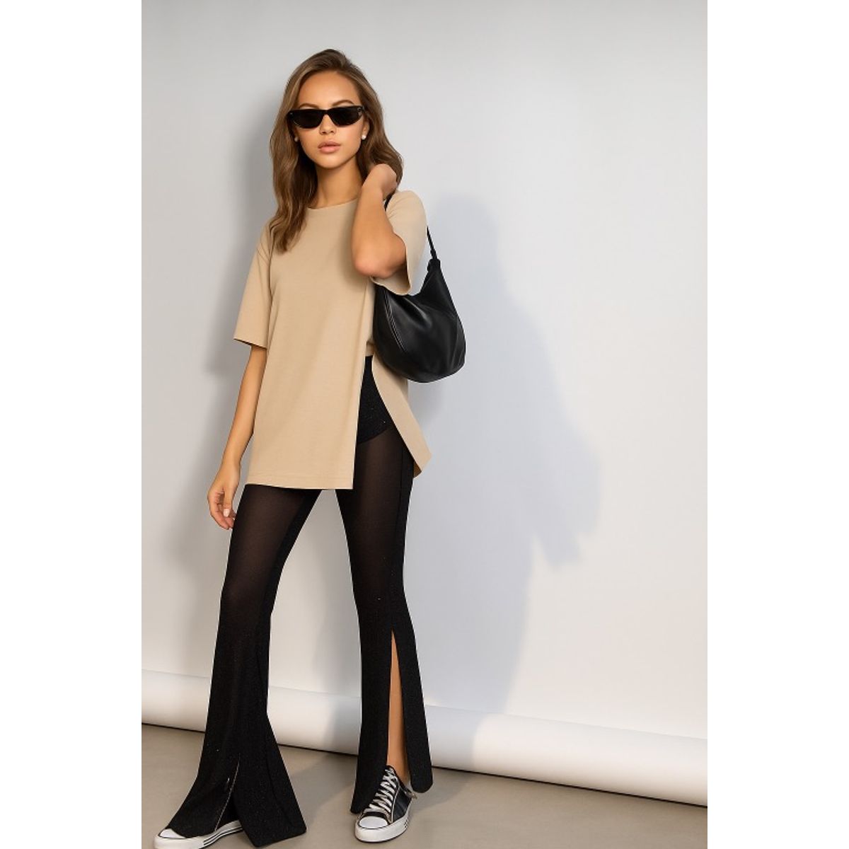 AMA OUTFITTERS - POLO DE ALGODÓN ASIMETRICO