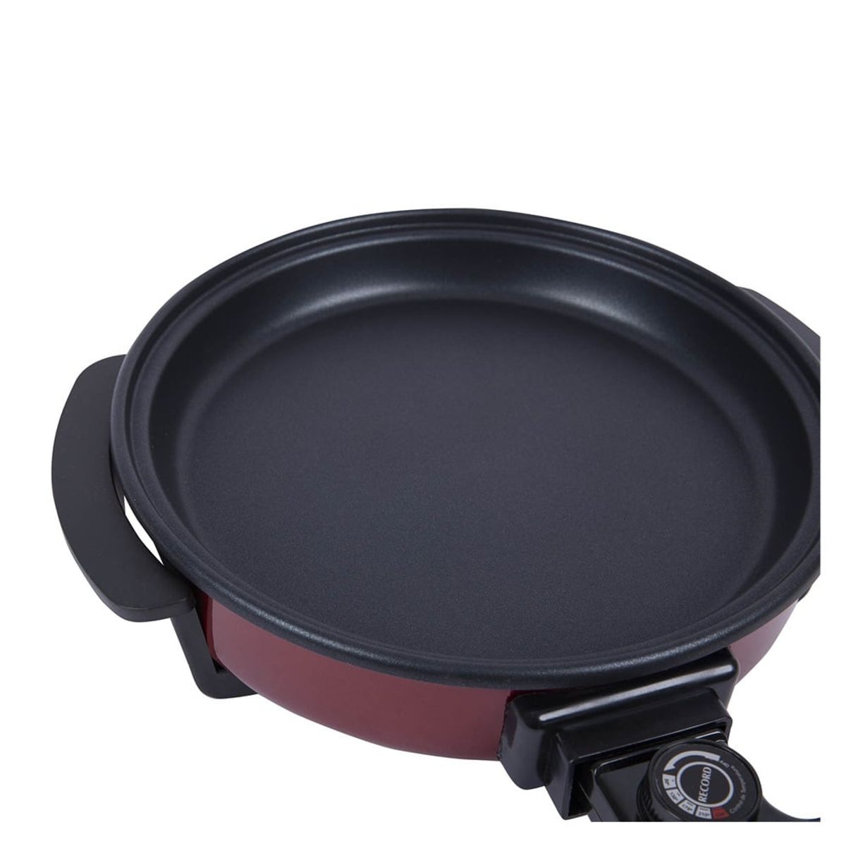 RECORD - SARTEN ELECTRICA RECORD MULTICOCCION 30 CM C/TAPA ROJA