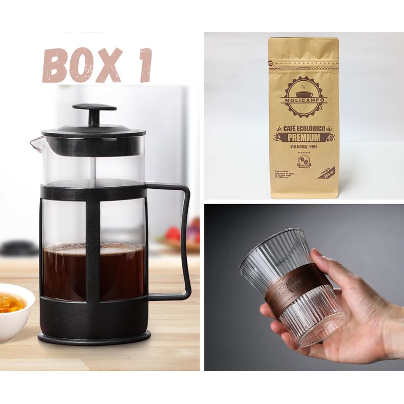 GENERICO - Box cafetero 1 Prensa - taza  - café
