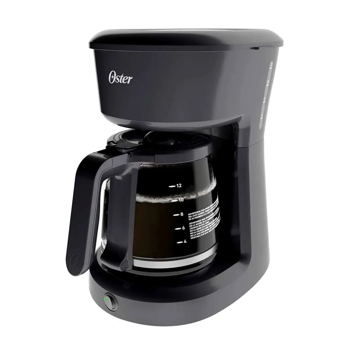OSTER - Cafetera Oster® de 12 tazas con filtro permanente BVSTDCS12B