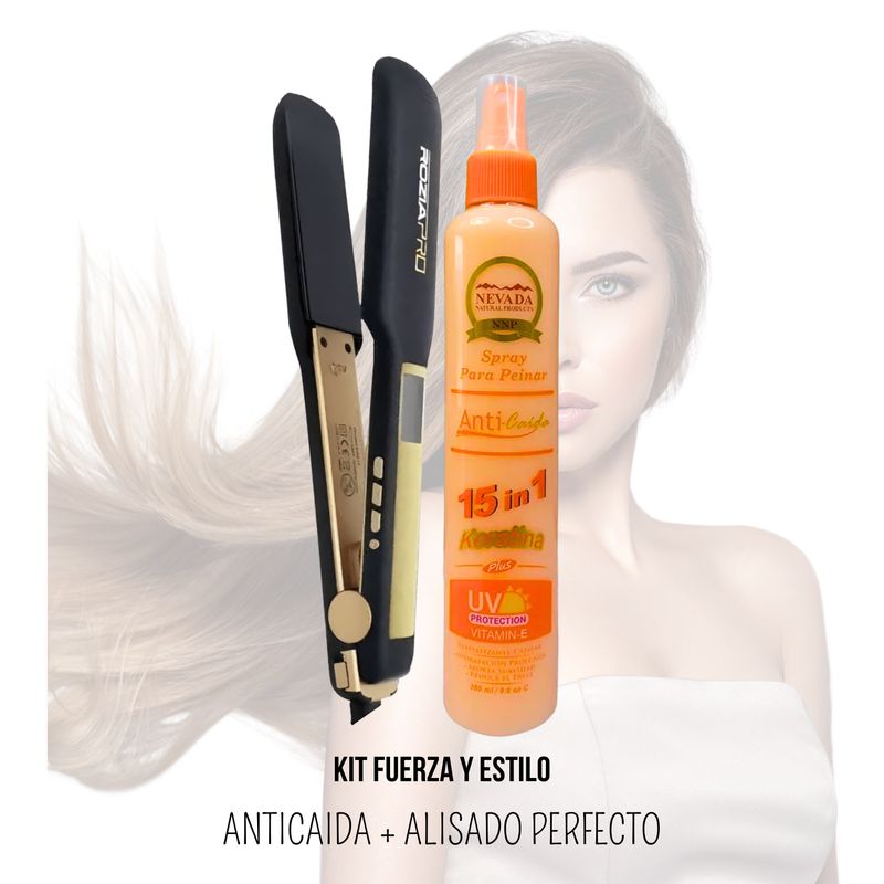 ROHS - Kit Fuerza  y Estilo  Alisado Perfecto + Cuidado Capilar