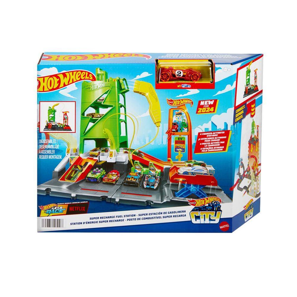 HOT WHEELS - Hot Wheels Super Estacion de Gasolina