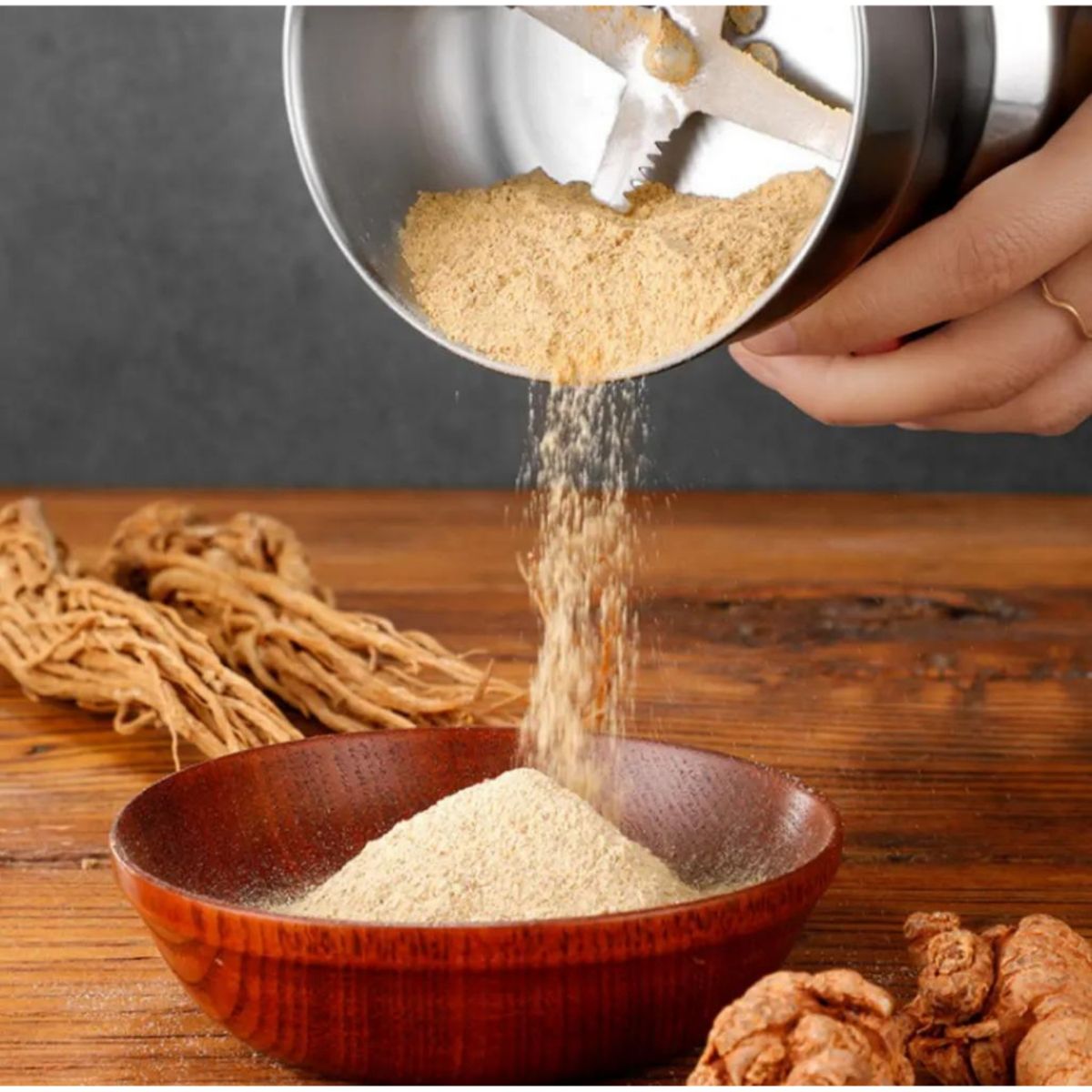 GENERICO - Molinillo eléctrico de acero inoxidable para granos de café y otros