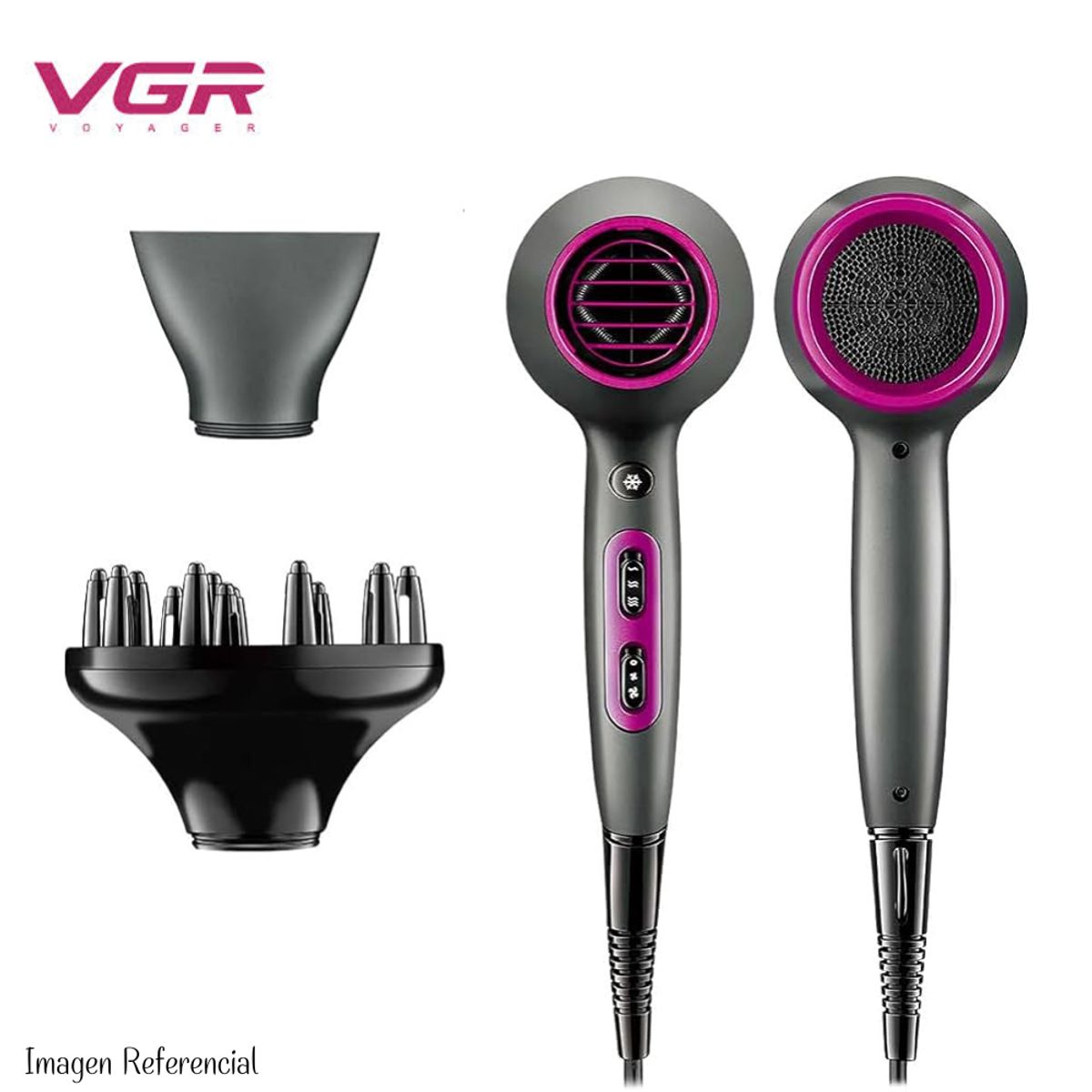 GENERICO - Secadora de Cabello VGR de 2200W V402
