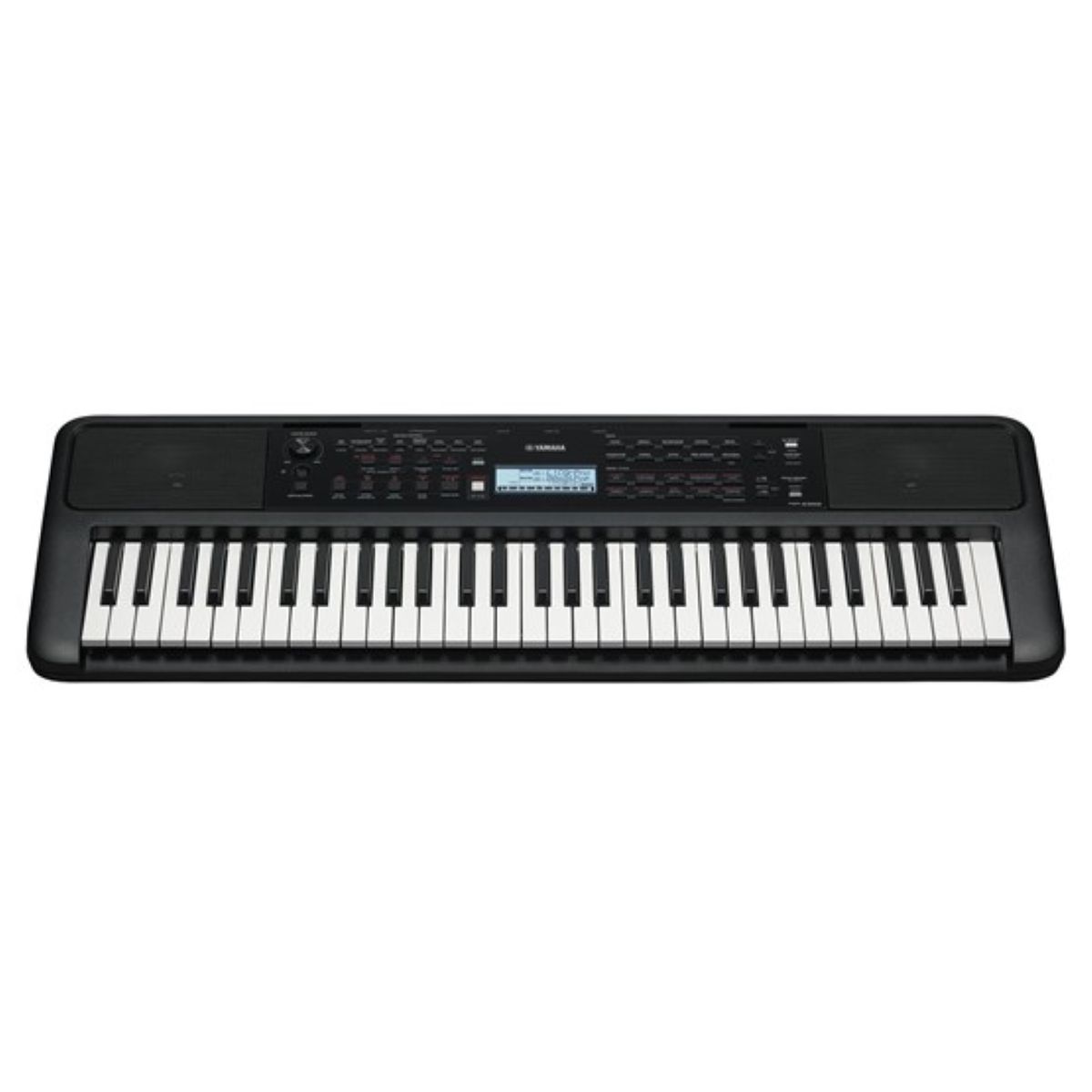 YAMAHA - Teclado Electrónico PSR-E383 61 Teclas + Adaptador - Negro