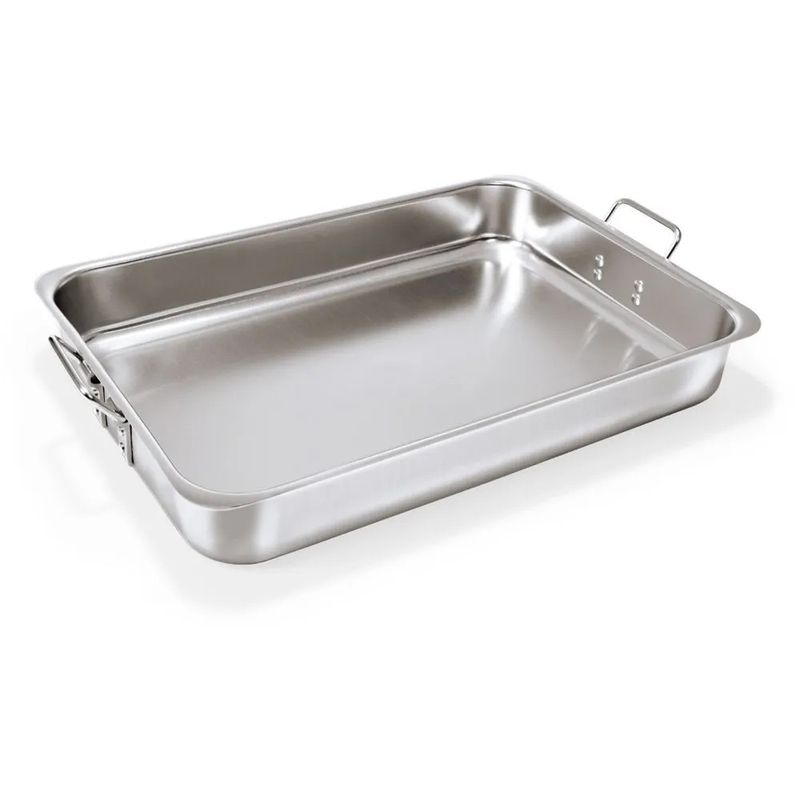 RECORD - ASADERA RECORD DE ALUMINIO ABRILLANTADO 40X30 CM