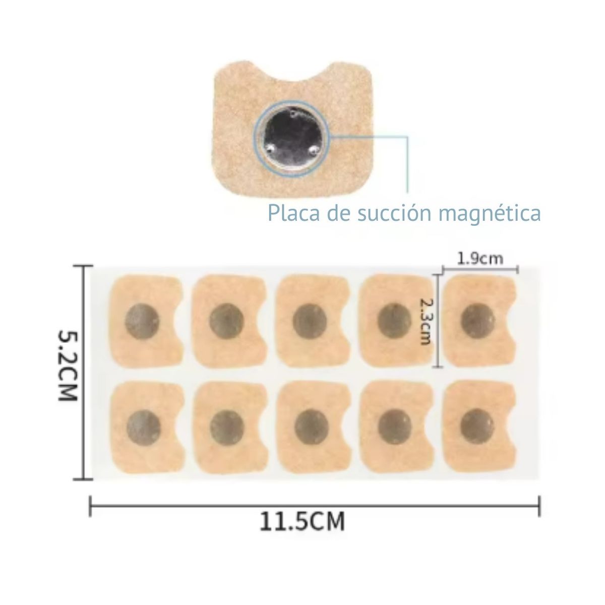 GENERICO - Parches Nasales Magnéticas Antirronquidos-Repuestos