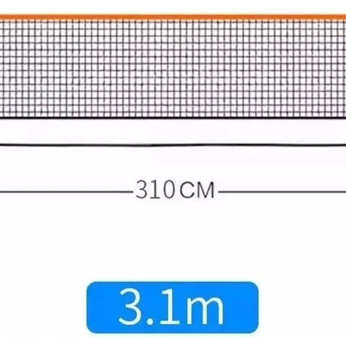 U BUY - Red De Futbol Tenis Y Badminton Con Bolso 31 M De Largo