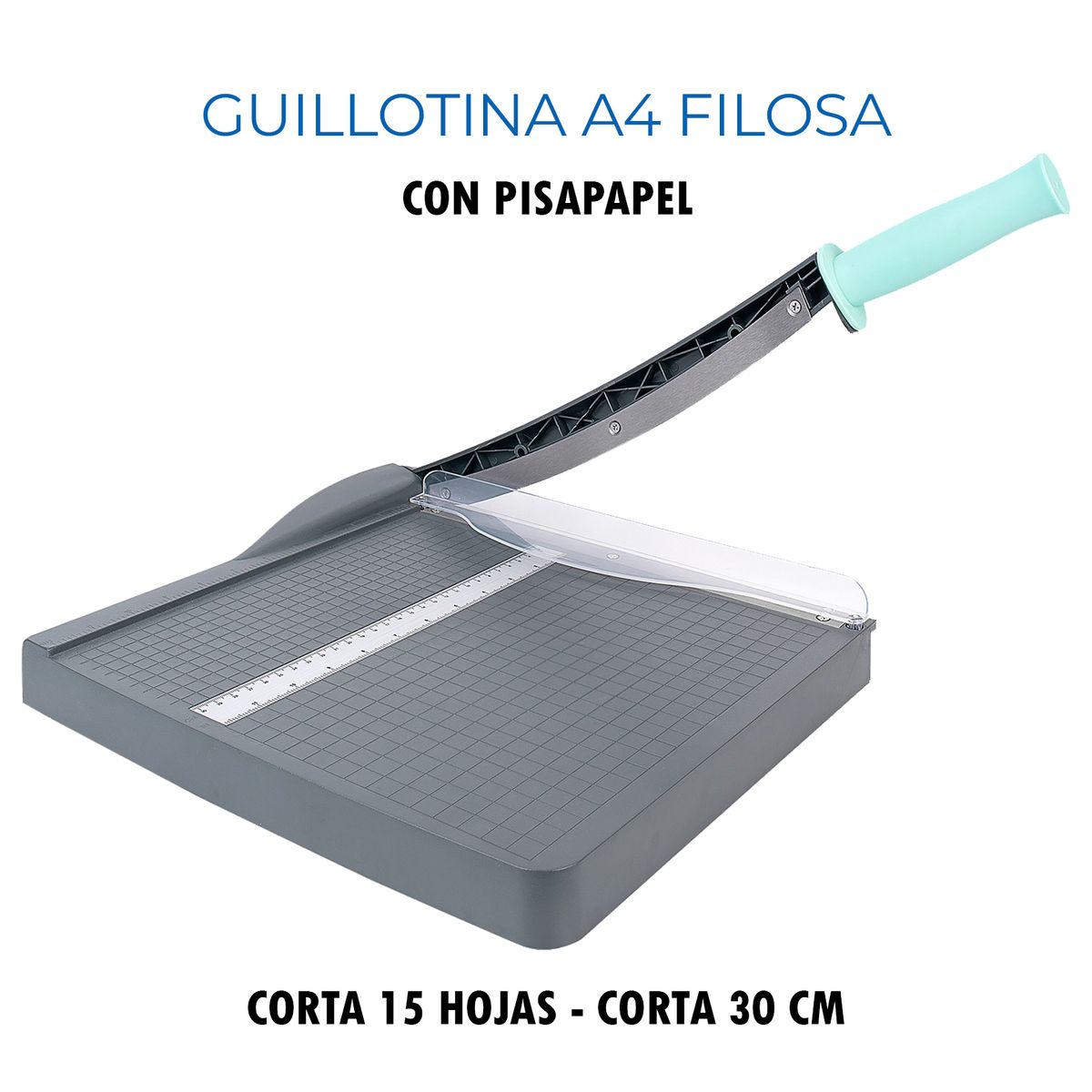 GENERICO - Guillotina de Papel A4 Filosa (Corta 15 Hojas)