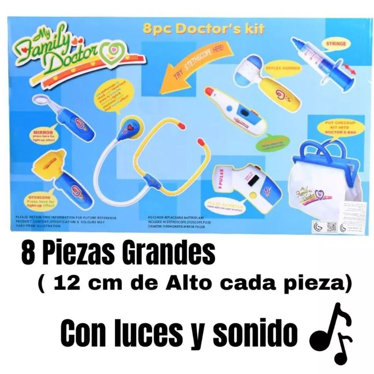 GENERICO - Juguete Set Doctor Maletín Luces Y Sonidos