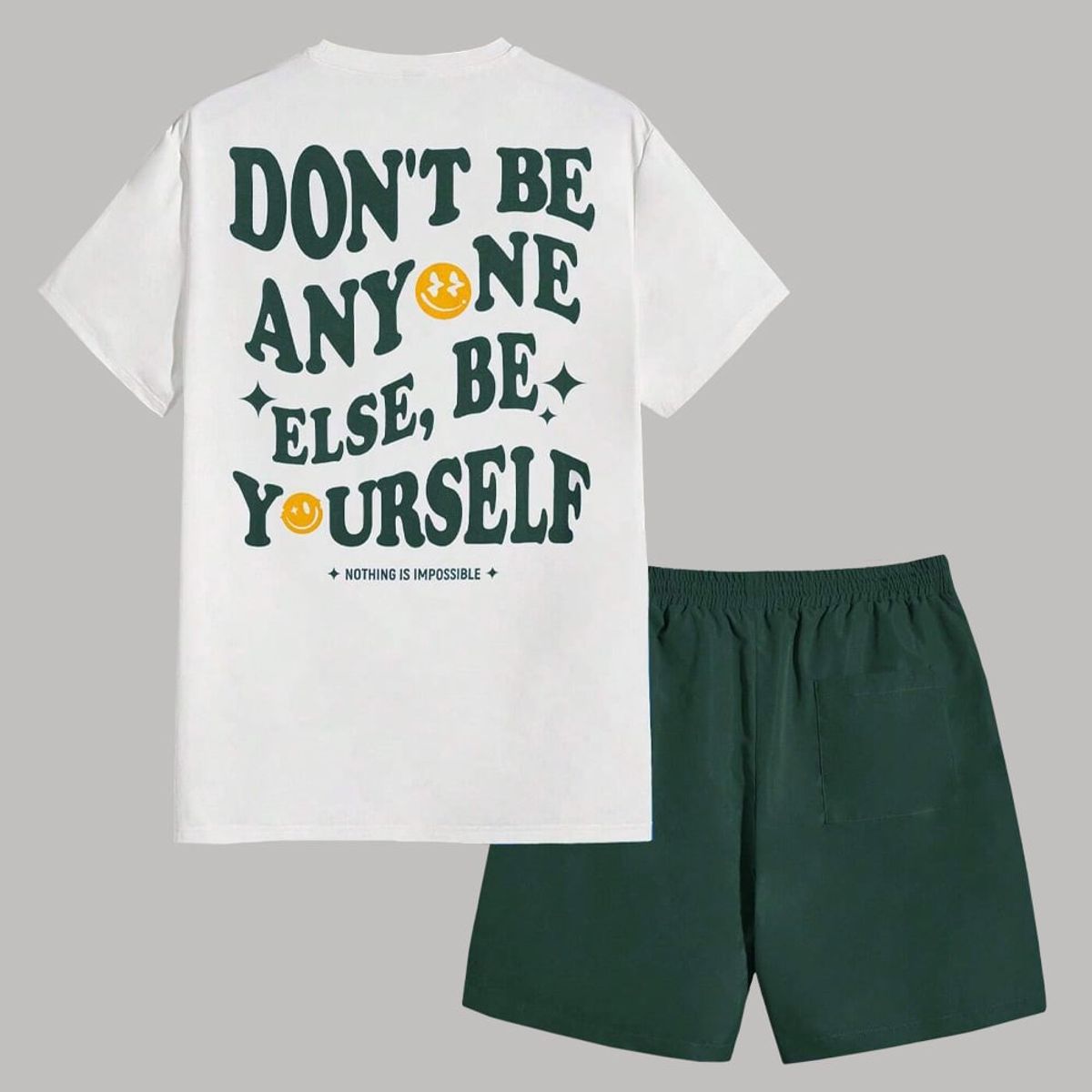 YANSUS - Conjunto Yansus Polo Blanca Con Short