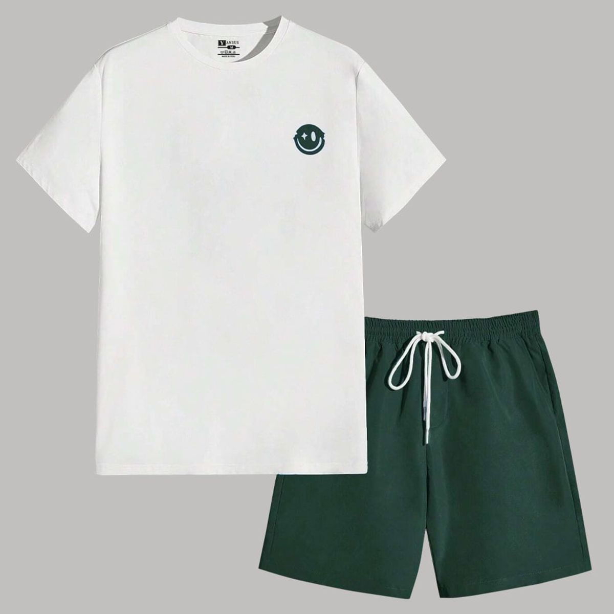 YANSUS - Conjunto Yansus Polo Blanca Con Short