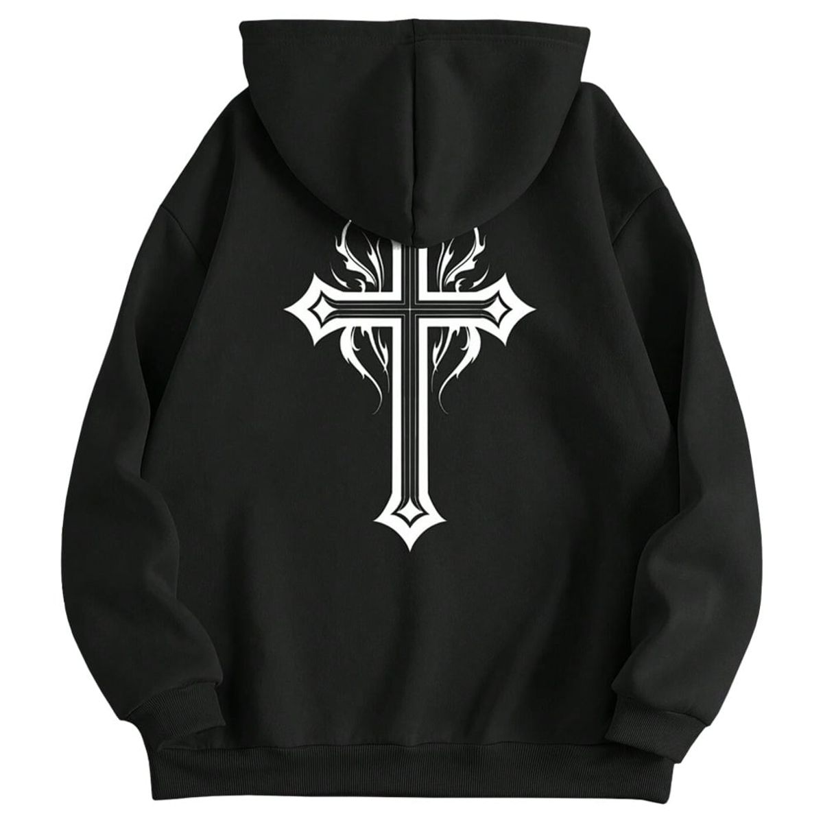 YANSUS - Polera Hombre Yansus Negro Cruz