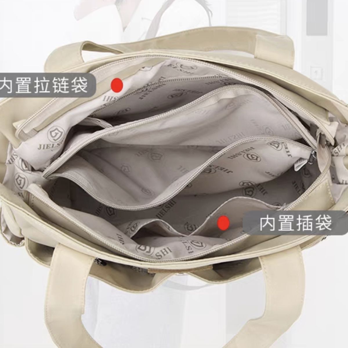 GENERICO - Bolso de Hombro Cartera en Tela Oxford Impermeable